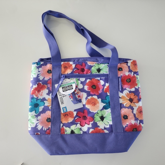 NEW Arctic Zone Insulated Tote, floral multi NWT - Picture 1 of 4